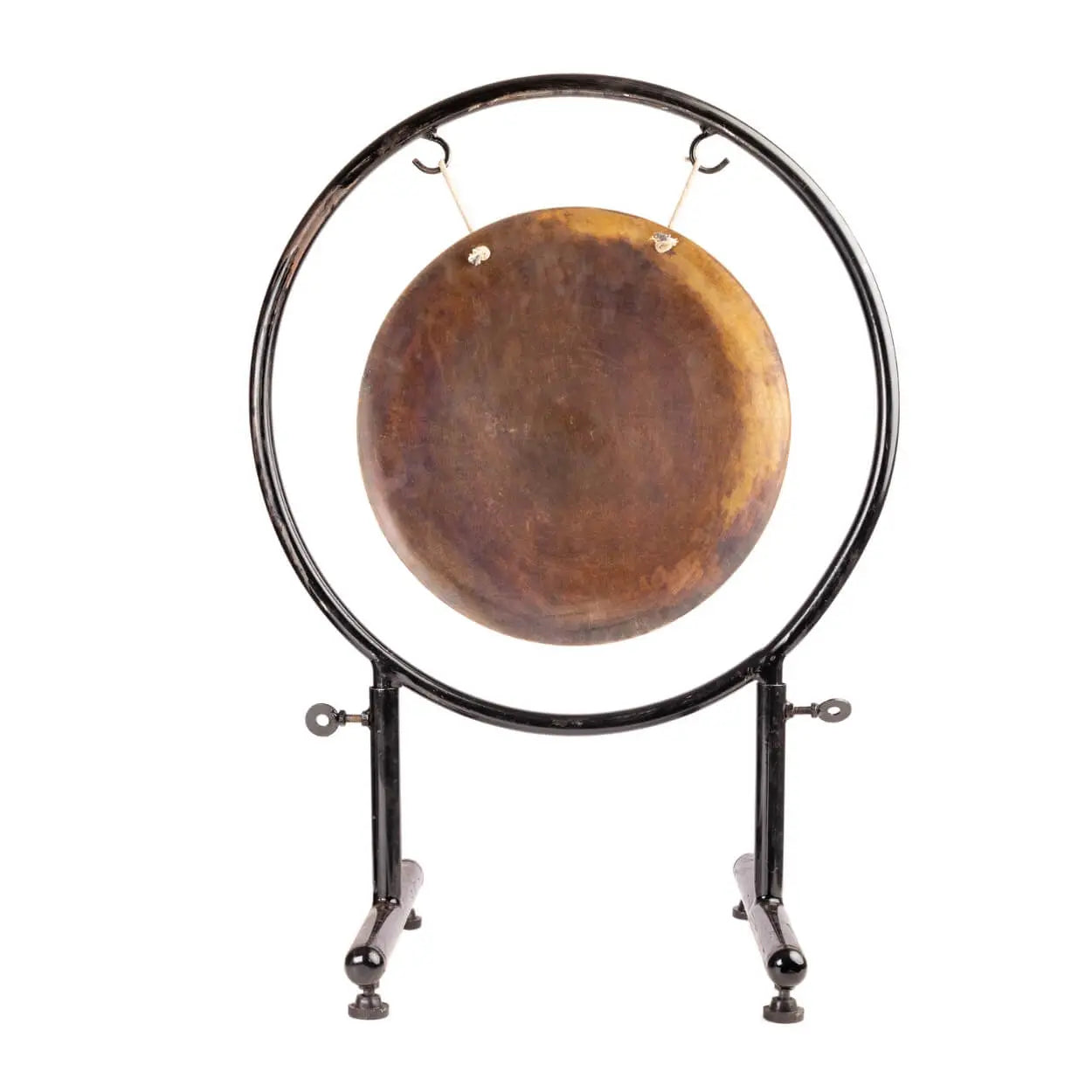 Rear view of Sri Yantra Chakra Gong displaying its natural finish.