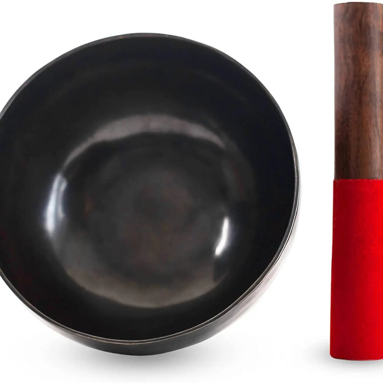 Large Tibetan Singing Bowl Set - Master Grade Healing Chakra Sound Bath Meditation Yoga 7 Metal Bronze - Himalayan Bazaar